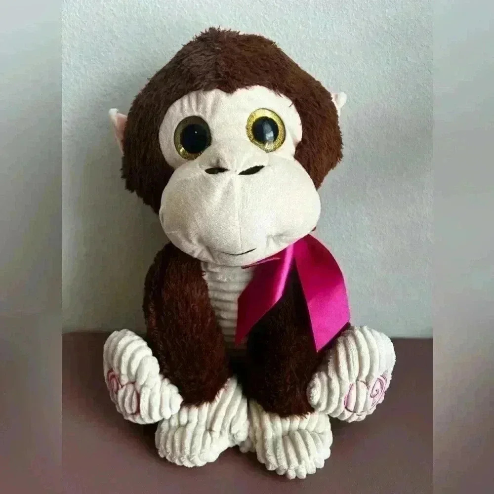 Fuzzbuzz Sitting Monkey‎ Plush Soft Toy 10 Inc